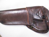 7871  4 Leather colt revolver holsters. Snap closure, Like new - 4 of 8