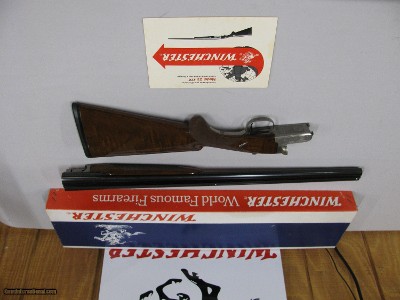 #7891 Winchester 23 Pigeon 12 gauge 28 inch barrels 2 3/4& 3 inch chambers,mod/full, vent rib, ejectors, single select trigger, round knob,Winchester