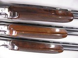7907  Winchester 101 Pigeon 3 barrel set, very hard to find, 20 GA/28GA, 410GA, 28 inch barrels, 14” LOP, All are SK/SK, Pistol Grip, 98% condition, w - 16 of 17