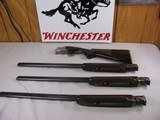 7907  Winchester 101 Pigeon 3 barrel set, very hard to find, 20 GA/28GA, 410GA, 28 inch barrels, 14” LOP, All are SK/SK, Pistol Grip, 98% condition, w - 1 of 17