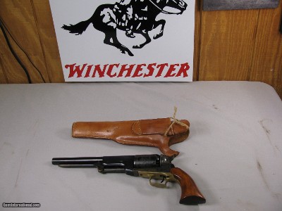 7916  ASM US 1847, Black Powder,  Really nice Case coloring, Beautiful engraved cylinder, wood grips are really clean and like new, brass trigger guar