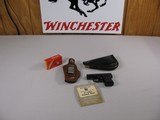 7917Browning 25 ACP Baby (aka Vest Pocket 1905 or Baby Browning) in .25 acp. (6.35mm) with original owners manual, holster, leather pouch, box of sh - 1 of 16