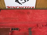 7920Winchester Green take down Shotgun case. Outside is nice, Has the original keys. Has the red interior, Will take up to and including a 30” Barre - 8 of 8