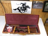 7941
Winchester 101 Super Pigeon 12 GA, 27” Barrels, 7 Winchokes (SK, IC, M, IM, 2 Full) 2 pouches and wrench, 7 Gold Images, 2 gold ducks left, gold