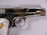 7949Colt 1903 Pocket Hammerless Pocket pistol, Manufactured in 1919, 32 ACP, Custom Nickel Refinish, Pearlite Grips. One Magazine, Gun sock and soft - 7 of 10