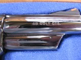 7943Smith and Wesson25-5, 45 Long Colt, Goncalo Alves Grips, Blue Finish 4” Barrell, Wood Presentation Case with Tools, Blemish on Side Plate See - 6 of 15