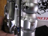 7950Smith and Wesson 647, 17 HMR, 8 3/8 Barrel, Rosewood Grips, Stainless Steel Finish, MFG 2004, Extra set of Original Hogue Grips, Bushnell Trophy - 7 of 14
