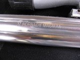 7950Smith and Wesson 647, 17 HMR, 8 3/8 Barrel, Rosewood Grips, Stainless Steel Finish, MFG 2004, Extra set of Original Hogue Grips, Bushnell Trophy - 4 of 14