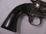 7947
Colt Bisley, MFG 1912, 32 WCF, 4 3/4 Barrel, Hard Rubber Grips, Comes with a soft case. - 8 of 14