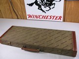 7958Winchester Shotgun case with red interior, Has keys with it. Will take 26 inch barrels. - 1 of 9