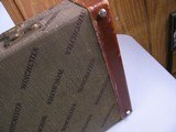 7958Winchester Shotgun case with red interior, Has keys with it. Will take 26 inch barrels. - 5 of 9