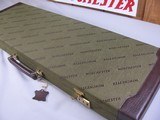 7959Winchester Green Shotgun Case, very nice condition, with keys and spacer blocks, 28 Inch barrels. - 2 of 7