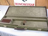 7959Winchester Green Shotgun Case, very nice condition, with keys and spacer blocks, 28 Inch barrels. - 6 of 7
