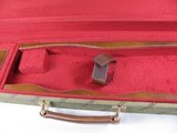 7962
Winchester Green Shotgun hard Trunk case, Will fit a 28” barrel, New old Stock, Has red interior, comes with the keys - 12 of 12