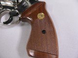 7952  Colt Trooper MKIII, 357 MAG, Nickle Finish, Walnut Grips, 8” Barrel, Original Factory Box, Excellent condition, With Sock and soft case as well! - 2 of 12