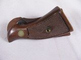 7963
Smith and Wesson K-22
22LR, Adjustable Rear Sight, Fake Stag Grips, Comes with the original Wood Smith and Wesson Grips, 4 inch barrel - 11 of 11