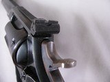 7963
Smith and Wesson K-22
22LR, Adjustable Rear Sight, Fake Stag Grips, Comes with the original Wood Smith and Wesson Grips, 4 inch barrel - 9 of 11