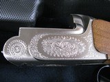 7980Perazzi MX8, “Gray” Gun, 12 GA, 32 Inch Barrels, M/IM, Lusso Engraved Coin Silver Receiver, 14 1/2 LOP, Drop at comb 1.5”. Drop at Heal 2.25 Inc - 6 of 20