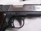 7998
Browning 1911 Black Label- Medallion Pro Compact, 380 ACP, Rosewood Grips, 2 Factory 8 round mags, 3.63 barrel, Comes with a box of ammo, Like n - 5 of 11