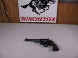 8003Smith And Wesson Model 24, 1950 Target, 44 Special, Manufactured from 1950-1966, 6 1/2 Barrel, Blued, Wood Grips, 98% - 2 of 11