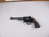 8003Smith And Wesson Model 24, 1950 Target, 44 Special, Manufactured from 1950-1966, 6 1/2 Barrel, Blued, Wood Grips, 98% - 1 of 11