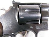 8003Smith And Wesson Model 24, 1950 Target, 44 Special, Manufactured from 1950-1966, 6 1/2 Barrel, Blued, Wood Grips, 98% - 9 of 11