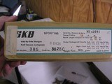 8009SKB 385 Sporting 12 GA,3”, 28” Barrels, 14 1/4 LOP, Vent rib, Pistol Grip, Silver receiver, Butt Pad, It comes with 2 SK, 2 IC extended chokes - 15 of 15