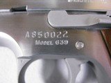 8014
Smith and Wesson 639 9MM Stainless steel, Adjustable Rear sight. Wooden Grips. Smith and Wesson Magazine. Excellent Condition - 4 of 8