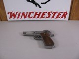 8014
Smith and Wesson 639 9MM Stainless steel, Adjustable Rear sight. Wooden Grips. Smith and Wesson Magazine. Excellent Condition - 1 of 8