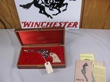 8016
Colt Frontier Scout 22LR, MFG 1967, 4.75 Barrel, Includes original Colt Red Velvet case and papers. Faux Pearl grips includes original colt waln - 1 of 14
