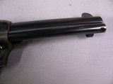 8023 Colt Peacemaker 22LR./WMR, 4.4” barrel, MFG 1974 with dual cylinders. Black eagle grips excellent condition - 8 of 11