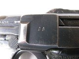 8035Mauser PO8 German Luger byf 41, “Black Widow” 9MM, Eagle 655 acceptance Proofs, Gun retains over 95% original blued Finish, Bore shows frosting - 5 of 21