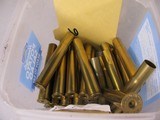 8060—470 Nitro Express Ammo LOT- 35 Loaded ammo- 26 once fired rounds—70 Woodleigh Premium bullets 500 Grain FMJ—50 Woodleigh premium 470 Nitro bullet - 7 of 10