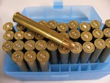 8060—470 Nitro Express Ammo LOT- 35 Loaded ammo- 26 once fired rounds—70 Woodleigh Premium bullets 500 Grain FMJ—50 Woodleigh premium 470 Nitro bullet - 9 of 10