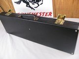 8062
Winchester Black Shotgun case with red interior, Will take up to 27.5 “ barrels. It has the original keys. Beautiful condition inside and out. C - 2 of 6