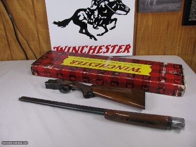 8065 Winchester 101 410 GA, 28” Barrels, 2 3/4, Sk/SK, 14 LOP,
Winchester butt Plate, Vent Rib, Ejectors, 98%, Pistol Grip, Has a Winchester plaid bo