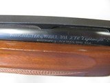8072
Winchester 101 Lightweight 20 Ga, 27 inch Barrels, screw in chokes, IC/IC, square Knob, Pachmeyer pad, LOP 14, Vent rib, Silver receiver,95% - 11 of 12