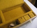 8079
Winchester Tan/Yellow Shotgun case trunk style. Yellow interior. Great condition will fit up to a 32” Barrel. - 4 of 10