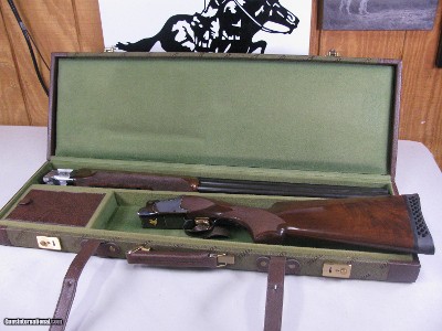 8077 Winchester 101 Live Bird American Flyer, 12 GA 2 3/4, 28” Barrels, 14 1/4 LOP, extra Full on top, bottom has screw in chokes, Flush chokes includ