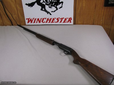 8084
Winchester model 61, 22s, L, or LR, had receiver scope base on it, Excellent bore, good shooter, metal butt plate