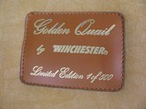 8093Winchester 23 Golden Quail 12 Gauge, Only 500 made, 26” Barrels,14 1/4 LOP, IC/IM, Ejectors, Winchester Pad, Gold Trigger, straight Grip, Bea - 18 of 22