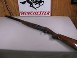 8096
Winchester 101 Presentation Grade, 12 Gauge, 30” Barrels, 14 1/4 LOP,
IM/F, vent rib, 2 white beads, AAA++ Fancy Walnut feather crotch, Winches