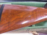 8098
Winchester 23 XTR Pigeon Grade, 20 Gauge, 14” LOP, 26” Barrels, Screw in Flush chokes Mod/IC, Round Knob, Winchester butt Pad, Really nice Green - 6 of 22
