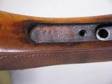 8114
Winchester Model 21 12 Gauge stock measurement of wood is 13 1/2” with the pad it measures 15 1/2”- has been cut it appears. Beautiful wood, cle - 12 of 12