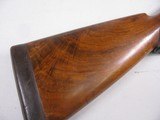 8107
Winchester Model 21 12 Gauge wood stock, woods length is 14 1/2”, with the leather pad the length is 15”, pistol grip, nice figured wood. - 10 of 11