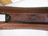 8111
Winchester 101 20 Gauge stock, the wood measures 14 1/2” and with the pad it measures 15 1/4.
Round knob, nice clean wood - 9 of 12