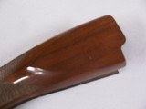 8111
Winchester 101 20 Gauge stock, the wood measures 14 1/2” and with the pad it measures 15 1/4.
Round knob, nice clean wood - 8 of 12