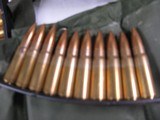 8131 SKS 7.62x39 ammo- 200 rounds in strips and in an Army sling pouch. - 4 of 7