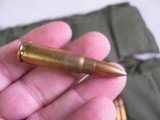 8131 SKS 7.62x39 ammo- 200 rounds in strips and in an Army sling pouch. - 6 of 7