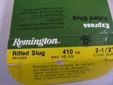 8133 Remington 410 Gauge Rifled Slugs 2 1/2 Inch 1/5 OZ, 2 Boxes 5 in each box, 10 Total - 3 of 6